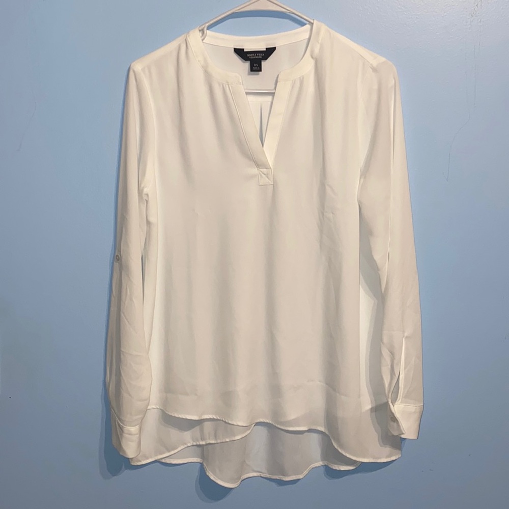 Simply Vera white blouse.